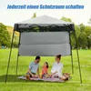 GOPLUS 180x180cm Faltpavillon mit Seitenwand, Produktbild-Vorschau 3