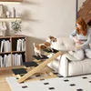 PawHut Hundetreppe 4-stufige 62,5 cm Höhenverstellbar Produktbild-Vorschau 2