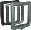 TRIXIE 4-Wege Freilauftür XXL mit Tunnel - grau - 24 × 28 Produktbild-Vorschau 1
