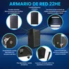 Extralink 22U 600 × 800 mm Armario Rack de Pie Negro para Vista previa de la imagen del producto 7