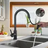 Jednopáková kuchynská batéria s vyťahovacou sprchou 360° Náhľad obrázku produktu 2