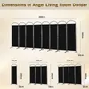 Angel Living, 8-delig, roomdivider, scheidingswand, Productafbeelding-voorbeeld 4