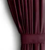 A close-up view of a burgundy velvet curtain. Produktbild-Vorschau