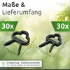ECENCE 60x Pflanzenclips Pflanzenklammern für Tomaten, Produktbild-Vorschau 2