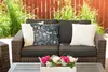 MuchoWow® Outdoor Kissen - Blumen - Tukan - Blätter - 50x30 Produktbild-Vorschau 5