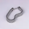Männer Edelstahl Armband Armreif Einfaches Design Vintage Produktbild-Vorschau 3