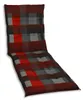 GO-DE Textil, Liegenauflage, Karo rot grau, 20303-05 Produktbild-Vorschau 6
