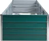 Metall Blumenbeet Hochbeet 320x80x45 cm Grün Pflanzbeet Produktbild-Vorschau 2
