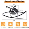 ZMH lampada da soffitto LED da soggiorno 32W dimmerabile Anteprima dell’immagine prodotto 2