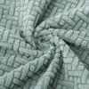 Stuhlhussen - 6 Stück - Mintgrün Jacquard - Universeller Produktbild-Vorschau 3