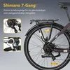 E-Bike Cityrad E3-SE E-Fahrrad 648WH Pedelec, 36V 18 AH 120 Produktbild-Vorschau 2