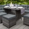 Sitzgruppe Lounge Gartenmöbel Sitzecke Rattan Polyrattan Produktbild-Vorschau 5
