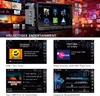 A collage of screenshots from a car infotainment system, showcasing various features and applications. Podgląd zdjęcia produktu