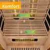 Artsauna Infrarotkabine Kiruna120 mit 5 Vollspektrum- & 3 Produktbild-Vorschau 5