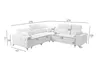 Eckcouch L-Form modern Ecksofa DAFNE III Links / Rechts zur Produktbild-Vorschau 4