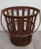 Kaminholzständer Rost Kaminholzkorb aus Metall 39x38cm Produktbild-Vorschau 7