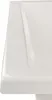 A close-up, angled view of a white bathtub corner. Produktbild-Vorschau