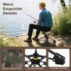 KOMFOTTEU Camping-Hocker, tragbarer Jagdstuhl mit Produktbild-Vorschau 7