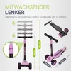 JUSKYS® Kinderroller Lumox - Rosa, LED Räder, Produktbild-Vorschau 3