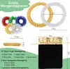 25 Stück Akupressur Ring Set, Massageringe Für Finger, Produktbild-Vorschau 2