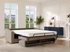 Schlafsofa mit Matratze 3-Sitzer - Strukturstoff - Taupe - Produktbild-Vorschau 6