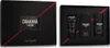 A gift set of Drakkar Noir products by Guy Laroche, including EDT, Deodorant Stick, and Shower Gel, presented in a black box with red accents. Anteprima dell’immagine prodotto