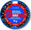 Zebco Bleischrot Sortiment Posenblei Angelblei fein 70g Produktbild-Vorschau 1