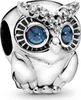 PANDORA Charm gufo scintillante in argento sterling con Anteprima dell’immagine prodotto 1