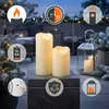 XXXL LED Outdoor Kerze cremeweiß mit Timer 2er Set - 30 | Produktbild-Vorschau 5