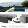 tectake® Rattan Lounge Korfu 2-seater resistant Náhled obrázku produktu 5
