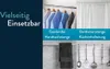 Uniqoos® – Wieszak na zasłonę prysznicową montowany bez Podgląd zdjęcia produktu 2