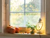 Statisch Fensterbordüre 20x150 cm – Blätter - Fensterfolie Produktbild-Vorschau 3