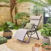 Gartensessel mit neigung "decima" haselnuss & praline 8 Produktbild-Vorschau 9