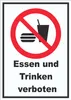 Trinken und verboten Aufkleber A8 (52x74mm) Produktbild-Vorschau 1