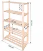 Libreria in Legno 100x170x38 cm (LxAxP) Scaffale Naturale Anteprima dell’immagine prodotto 2