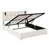 Boxspringbett 140x200 mit Leselicht, Hydraulisches Produktbild-Vorschau 15