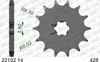 AFAM Stahl Standard Ritzel vorne - 428 Produktbild-Vorschau 3