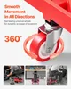 Rollbarer Mechanikerhocker - 136kg Verstellbarer Produktbild-Vorschau 4