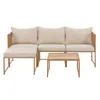 SVITA DETROIT Gartenmöbel Set Polyrattan Lounge Modular Produktbild-Vorschau 6