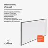 Klarstein infračervený ohrievač, termostat, 770W, ovládanie Náhľad obrázku produktu 3