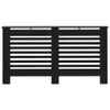 vidaXL Panele grzejnikowe czarne 152x19x81,5 cm MDF Podgląd zdjęcia produktu 4