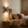 TWIN Wandlamp, E27, 2-licht, metalen lamp in crème en rood, Productafbeelding-voorbeeld 4