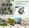 COSTWAY Support pour fleurs Escalier pour fleurs avec bacs Voir les images du produit 8