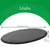 Schieferplatten 10x0,5 rund Untersetzer Tischplatz  10cm Produktbild-Vorschau 4