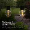 LED Lichterkette PARTAJ - Solar - 10 warmweiße LED - L: Produktbild-Vorschau 11