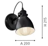EGLO lampada da parete "PRIDDY" in bianco e nero 49468 Anteprima dell’immagine prodotto 16