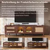 Nízká skříňka STILVORA se skleněnými dvířky a LED Náhled obrázku produktu 6