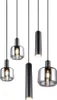 Lampada a sospensione MATARO nera-cromata 5xE27x10W in Anteprima dell’immagine prodotto 3