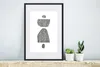 MuchoWow® Gerahmtes Poster Minimalismus - Abstrakt - Design Produktbild-Vorschau 4