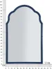 Tangier Blauer Wandspiegel Cm 62X1X100 ( Innen Spiegelmasse Produktbild-Vorschau 8